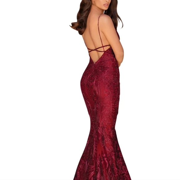 Clarisse 5138 Dress - Dark Gold - Picture 3 of 7